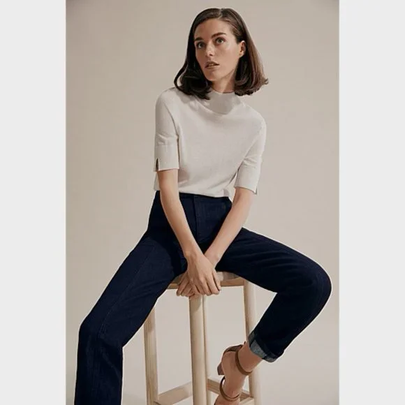 SOLD Country Road Blue Denim Straight Leg Jeans Size 4 - Picture 1 of 9